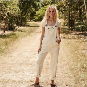 ISO Doen Myrtle Overalls - Oatmilk